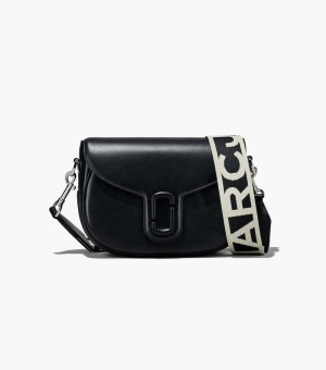 Alforjes Marc Jacobs The J Marc Saddle Bag Feminino Pretas | DV0-4485