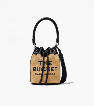 Bolsa Balde Marc Jacobs The Woven Bucket Bag Feminino Bege | UB1-1850