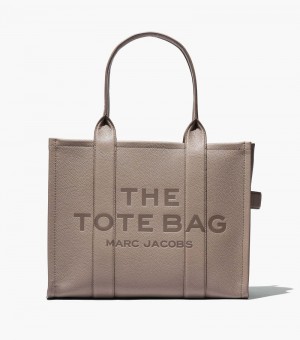Bolsas Tote Marc Jacobs The Couro Large Tote Bag Feminino Cinzentas | QD9-8366