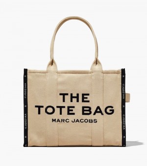 Bolsas Tote Marc Jacobs The Jacquard Large Tote Bag Feminino Bege | UB9-0961