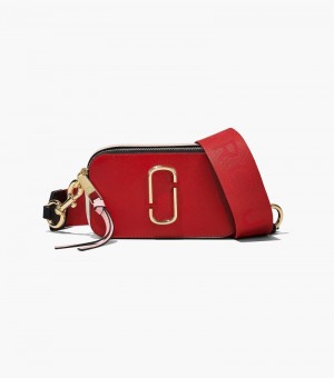 Camera Bolsas Marc Jacobs The Colorblock Snapshot Feminino Vermelhas Multicoloridas | YI0-9746