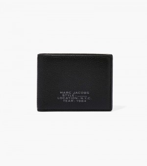 Carteiras Marc Jacobs The Couro Billfold Wallet Feminino Pretas | MI5-1330