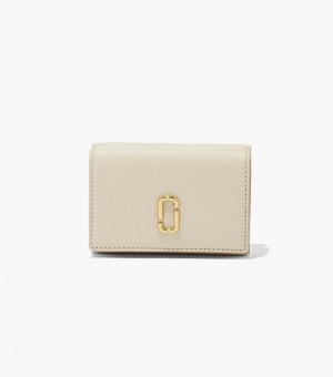 Carteiras Marc Jacobs The J Marc Trifold Wallet Feminino Branco | GH6-8412