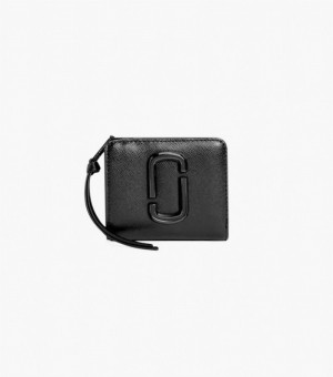 Carteiras Marc Jacobs The Snapshot Dtm Mini Compact Wallet Feminino Pretas | AP3-9408