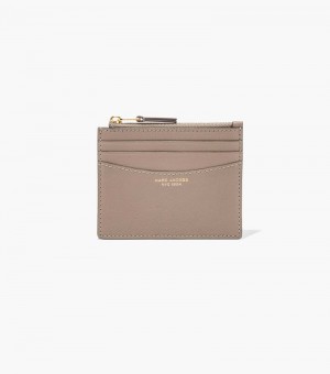 Estojo De Cartão Marc Jacobs The Slim 84 Zip Card Case Feminino Cinzentas | VG7-4881