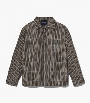 Jaquetas Marc Jacobs Monogram Painters Jacket Feminino Bege Multicoloridas | MX4-1793