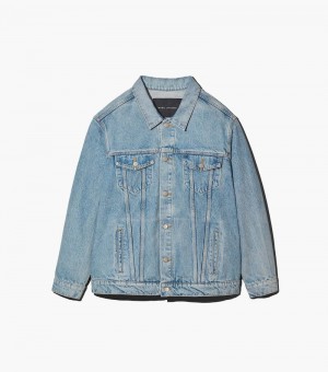 Jaquetas Marc Jacobs The Denim Trucker Jacket Feminino Laranja | VK9-1701