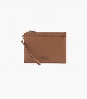 Wristlet Marc Jacobs The Couro Small Wristlet Feminino Chocolate | RG1-6837