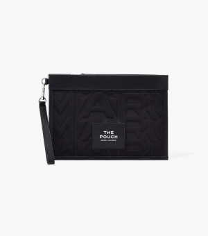 Wristlet Marc Jacobs The Monogram Neoprene Large Wristlet Feminino Pretas | DB4-2861