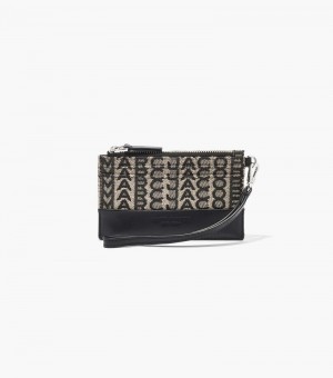 Wristlet Marc Jacobs The Monogram Top Zip Wristlet Feminino Bege Multicoloridas | PZ4-7775