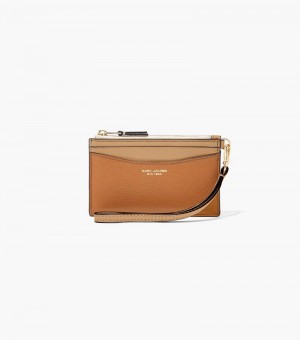 Wristlet Marc Jacobs The Slim 84 Colorblock Top Zip Wristlet Feminino Marrom Multicoloridas | QP8-7727
